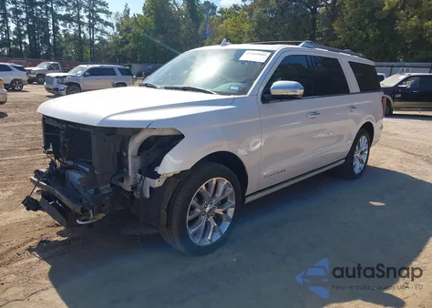 2018 Ford Expedition Max Platinum z USA, uszkodzony, nr VIN 1FMJK1MT2JEA22350